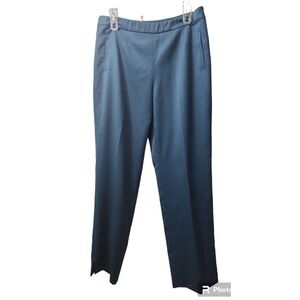 Pendleton‎ Wool Dress Pants Straight Leg Career Blue Size 12